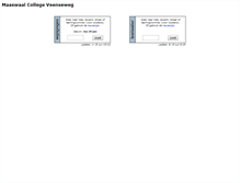 Tablet Screenshot of maaswaal.roosternet.nl